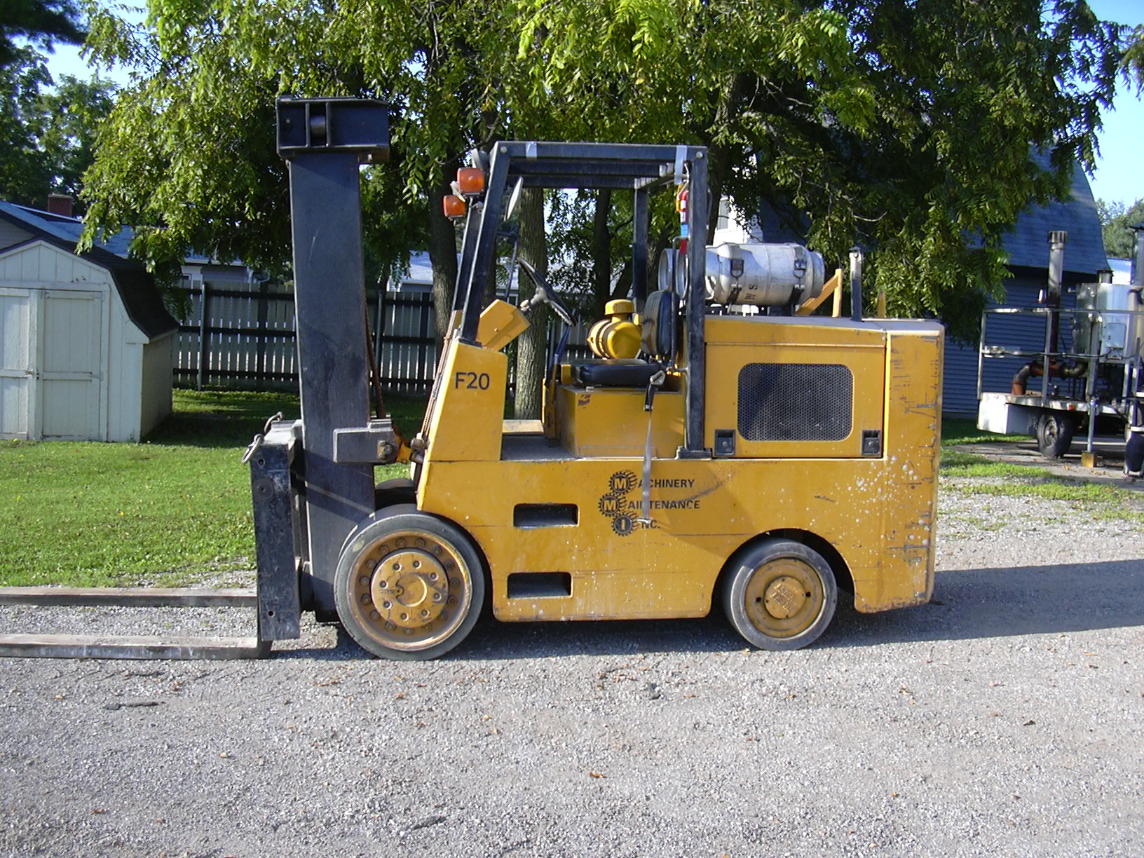 OSRS Forklift for heavy equipment moving