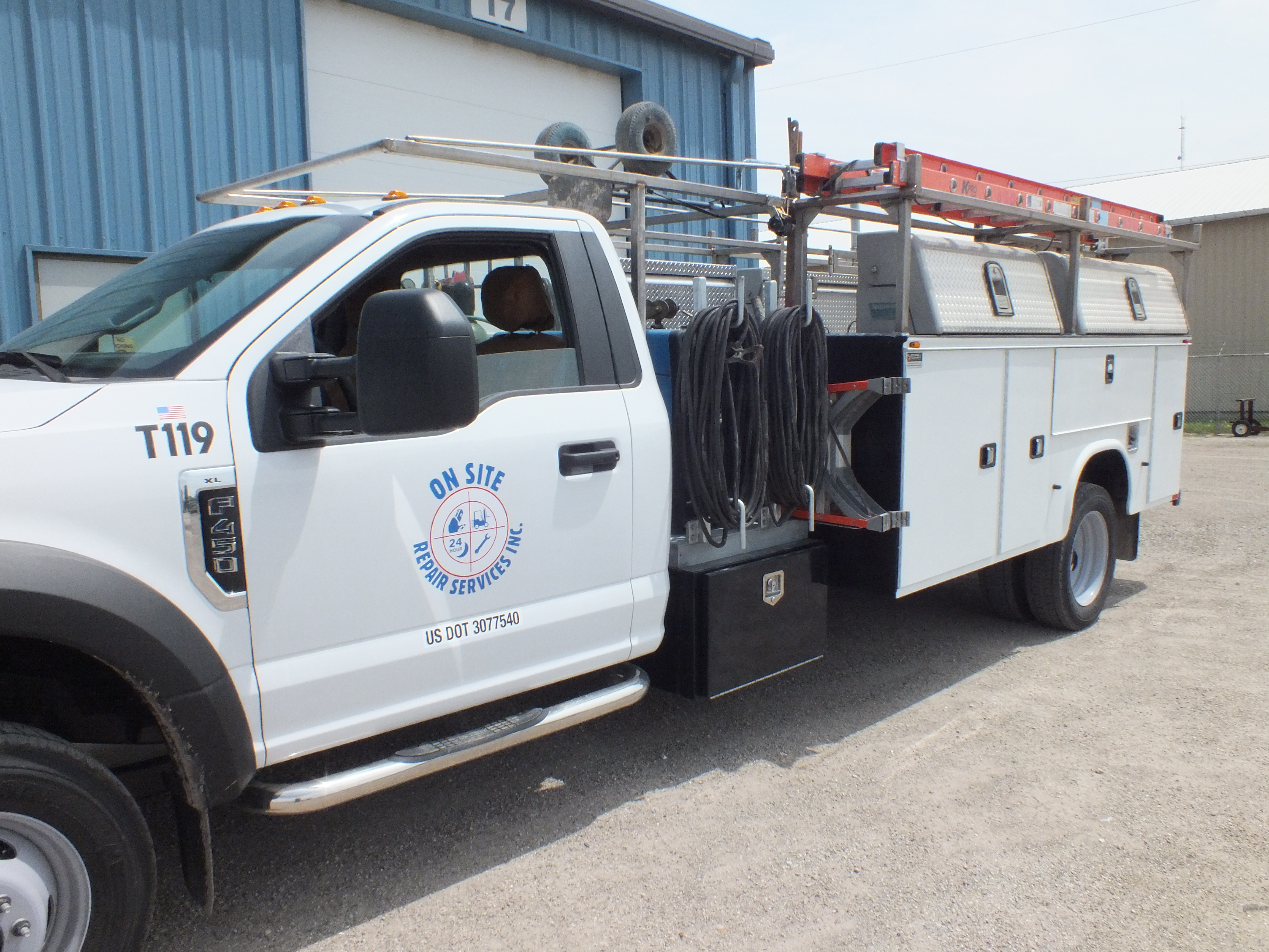 On Site Repair service truck fleet